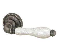 Ручка Armadillo (Армадилло) раздельная R.CL55.Silvia (Silvia CL1) AS/СRP-109 античное серебро/кракелюр 