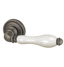 Ручка Armadillo (Армадилло) раздельная R.CL55.Silvia (Silvia CL1) AS/СRP-109 античное серебро/кракелюр 