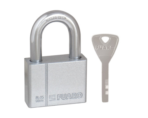 Замок Fuaro (Фуаро) навесной PL-PROTEC-2550 4 fin key (PL-2550) фин. /блистер
