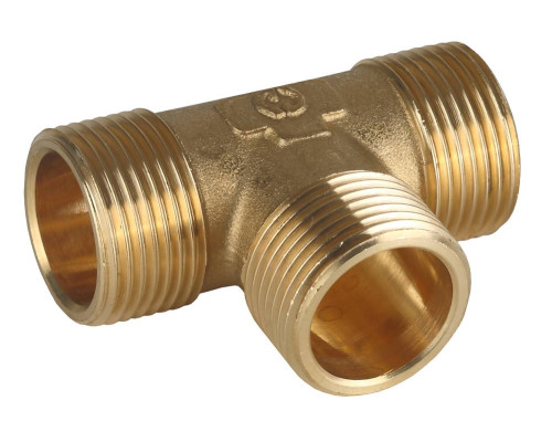 GENERAL FITTINGS наружная резьба 3/4″, латунь, тройник (51054-3/4)