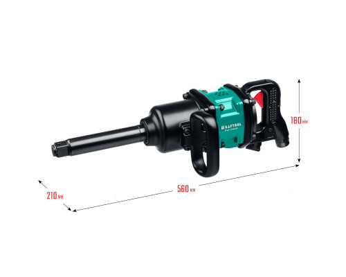 KRAFTOOL PW-3400, 1″, 3400 Н·м, ударный пневматический гайковерт (64200)