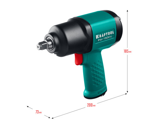 KRAFTOOL PW-1300c, 1/2″, 1300 Н·м, ударный пневматический гайковерт (64205)