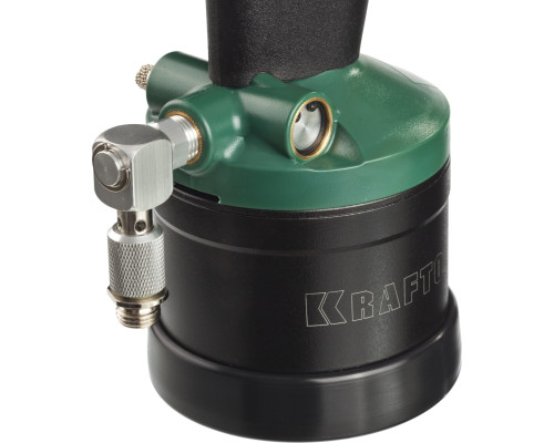 KRAFTOOL ARC-48, 2.4 - 4.8 мм, пневматический заклепочник с вакуумной фиксацией для вытяжных заклепок (31188)