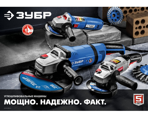 ЗУБР Компакт, 750 Вт, d125 мм, УШМ, Профессионал (УШМ-П125-750)