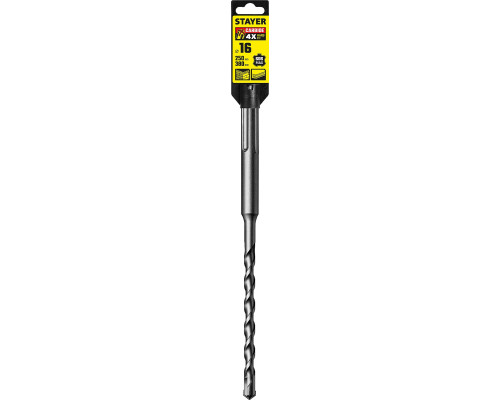 STAYER Hercules-4Х, 16 x 250/380 мм, SDS-max бур, Professional (29370-250-16)