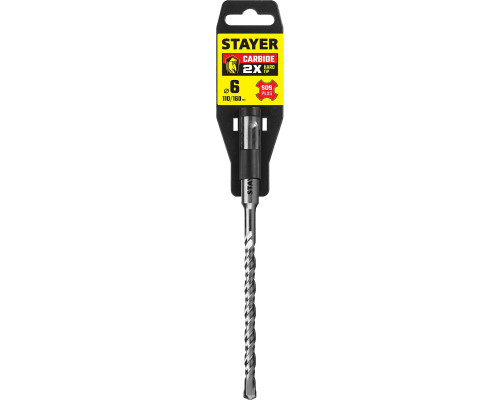 STAYER 6 x 160 мм, SDS-plus бур, Professional (2930-160-06)