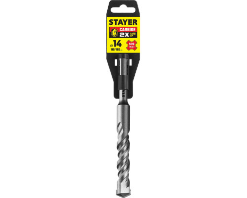 STAYER 14 x 160 мм, SDS-plus бур, Professional (2930-160-14)