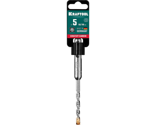 KRAFTOOL Ceratizit Carbide, 5 х 110 мм, SDS-plus бур (29320-110-05)