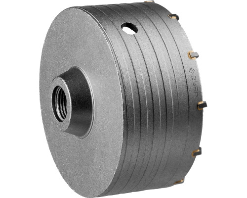 ЗУБР 125 x 70 мм, М22, 12Т, коронка по бетону, Профессионал (29180-125)