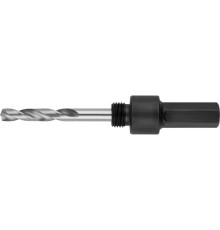 ЗУБР ЭКСПЕРТ-К8 HEX 1/4″ (6,35 мм) державка для биметаллических коронок 14-30 мм (29533)