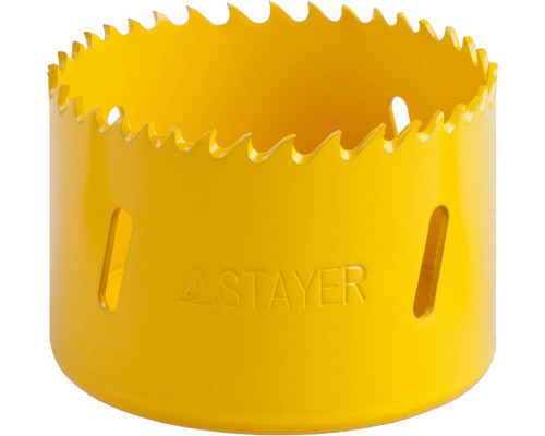 STAYER COBRA-BiM 64 мм биметаллическая коронка, сталь HSS (29547-064)