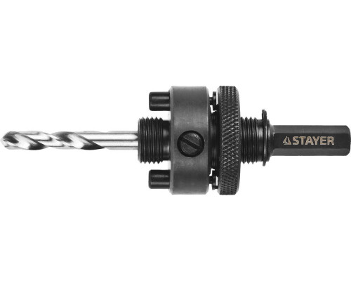 STAYER HEX 3/8″ (9,5 мм) державка для биметаллических коронок 32-160 мм (29548)