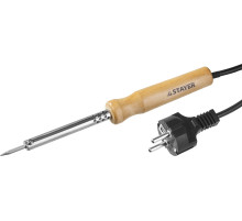 STAYER MAXTerm, 25 Вт, конус, электропаяльник с деревянной рукояткой (55310-25)