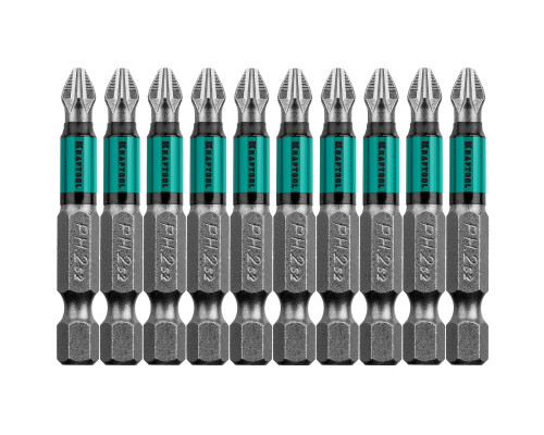 KRAFTOOL Optimum, PH2, 50 мм, 10 шт, биты (26122-2-50-10)