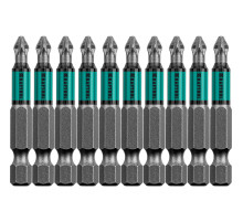 KRAFTOOL Optimum PZ2, 50 мм, 10 шт, биты (26124-2-50-10)