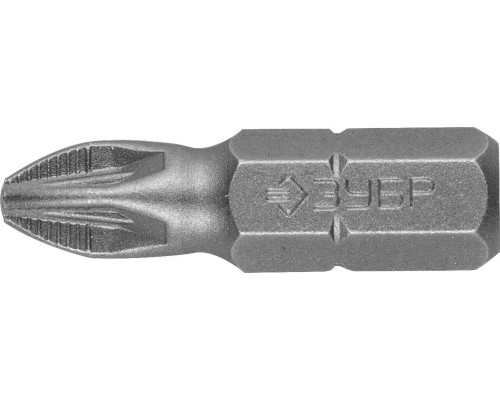 ЗУБР 2 шт, PZ2, 25 мм, кованые биты (26003-2-25-2)