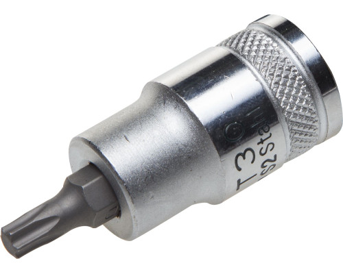 Торцовая бита-головка KRAFTOOL ″INDUSTRIE QUALITAT″, материал S2, TORX, сатинированная, 1/2″, Т40