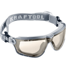 KRAFTOOL ASTRO прозрачные защитные очки, открытые, антибликовое покрытие, наголовная лента, оптический класс 1 (11009)