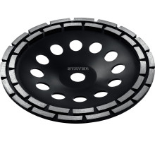 STAYER Double, d 180 мм, двухрядная алмазная шлифовальная чашка (33381-180)
