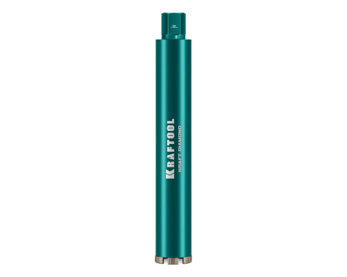 KRAFTOOL DIAMOND 72 мм (450 мм, 1 1/4″, лазерная сварка, сухое сверление с микроударом), алмазная коронка по железобетону (29825-072)
