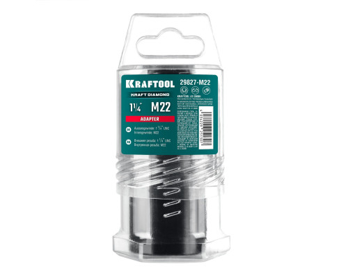KRAFTOOL М22 - 1 1/4″, Адаптер для алмазных коронок (29827-М22)