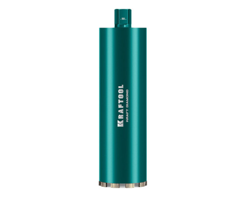 KRAFTOOL DIAMOND 132 мм (450 мм, 1 1/4″, лазерная сварка, сухое сверление с микроударом), алмазная коронка по железобетону (29825-132)