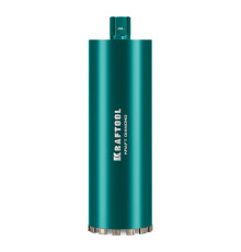 KRAFTOOL DIAMOND 152 мм (450 мм, 1 1/4″, лазерная сварка, сухое сверление с микроударом), алмазная коронка по железобетону (29825-152)