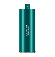 KRAFTOOL DIAMOND 162 мм (450 мм, 1 1/4″, лазерная сварка, сухое сверление с микроударом), алмазная коронка по железобетону (29825-162)
