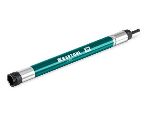 KRAFTOOL X-DRIVE LONG, 19 мм (М12), 285 мм, длинная ударная бита с торцовой головкой (26197-19)