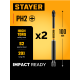 STAYER HERCULES, PH2, 100 мм, 2 шт, торсионные биты (26231-2-100-2)