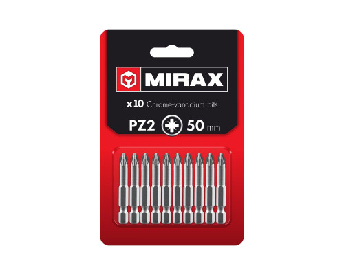 MIRAX PZ2, 50 мм, 10 шт, биты (26273-2-50-10)