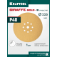 KRAFTOOL Giraffe GOLD-9 225 мм, Р40, шлифовальный круг на липучке, 9 отв. (35651-040)