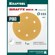 KRAFTOOL Giraffe GOLD-6 225 мм, Р80, шлифовальный круг на липучке, 6 отв. (35652-080)