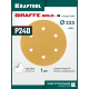KRAFTOOL Giraffe GOLD-6 225 мм, Р240, шлифовальный круг на липучке, 6 отв. (35652-240)