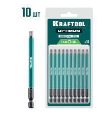 KRAFTOOL OPTIMUM TX 30, 100 мм, 10 шт, биты (26126-30-100-S10)