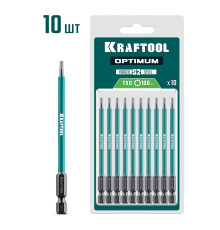 KRAFTOOL OPTIMUM TX 8, 100 мм, 10 шт, биты (26126-8-100-S10)