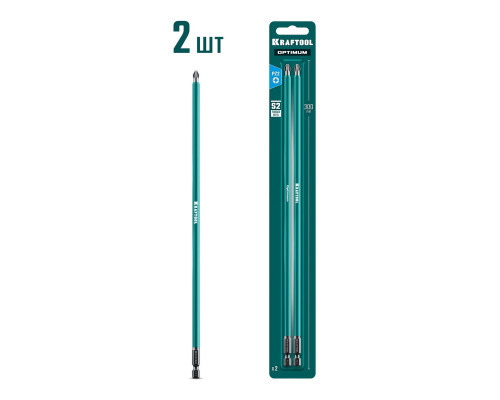 KRAFTOOL OPTIMUM PZ 2, 300 мм, 2 шт, биты (26124-2-300-2)