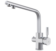 Смеситель KAISER Decor 40144 для кухни с подачей фильтрованной воды, хром, излив поворотный, латунь