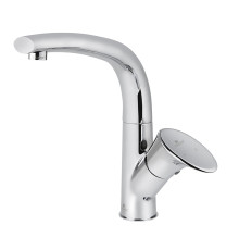 Смеситель KAISER Calla 71044 для кухни, хром, излив поворотный, латунь