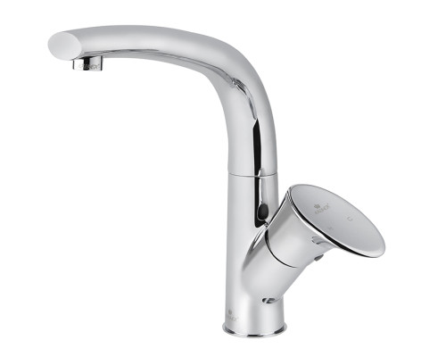 Смеситель KAISER Calla 71044 для кухни, хром, излив поворотный, латунь