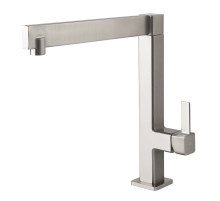Смеситель KAISER Vico 30044-5 для кухни, серебро, излив поворотный, латунь