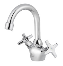 Смеситель KAISER Crystal 28111 для раковины, керамика, U-излив