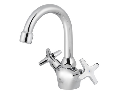 Смеситель KAISER Crystal 28111 для раковины, керамика, U-излив