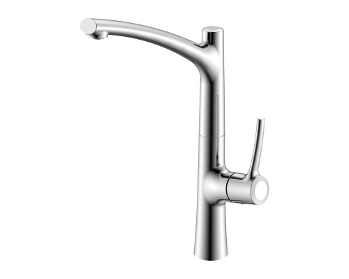 Смеситель KAISER Stick 49144 для кухни, хром, излив поворотный, латунь