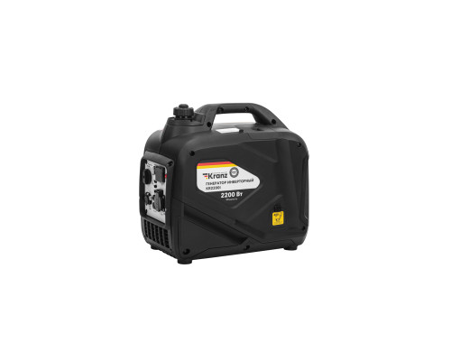 Генератор инверторный KR2200I, 2,2кВт, 230В, 4л, закрытый корпус, ручной старт KRANZ