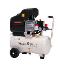 Компрессор воздушный KR-1500/24, 1500Вт, 230 л/мин, 24л KRANZ