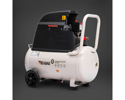 Компрессор воздушный KR-1500/50, 1500Вт, 280 л/мин, 50л KRANZ