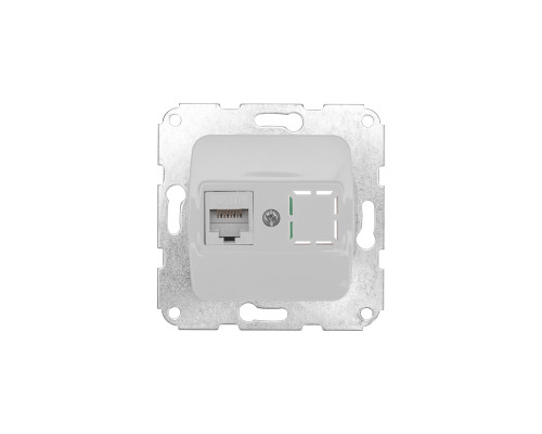 Розетка Компьютер RJ45 с/у мех. Бел KRANZ