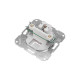 Розетка Компьютер RJ45 с/у мех. Бел KRANZ