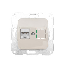 Розетка Компьютер RJ45 с/у мех. Беж KRANZ